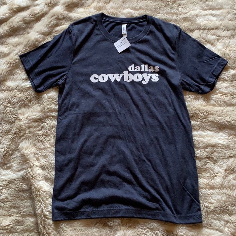 Dallas Cowboys Custom Bella Canvas Tee NWT